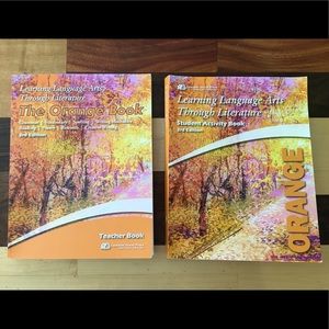 Brand new! The Orange Book and Teacher Book (4th grade language curriculum)